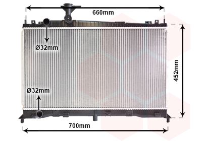 VAN WEZEL Radiators, Motora dzesēšanas sistēma 27002160